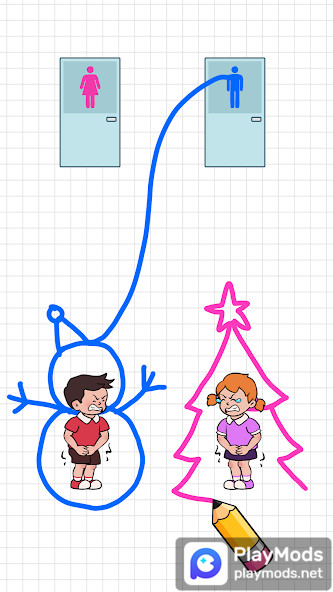 Toilet Rush: Pee Master<span>(Unlimited money)</span> screenshot image 2_Popularmodapk.com