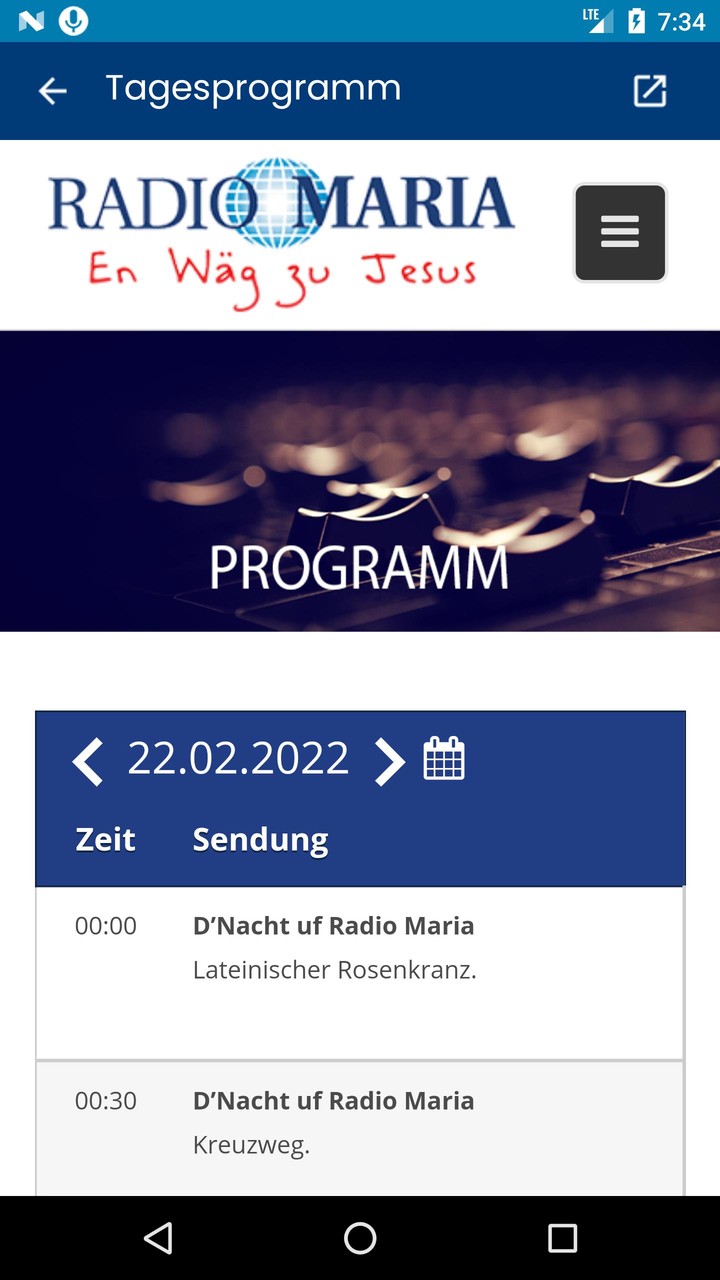 Radio Maria Schweiz screenshot image 5_Popularmodapk.com