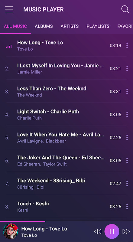 Music player - mp3 player screenshot image 7_Popularmodapk.com