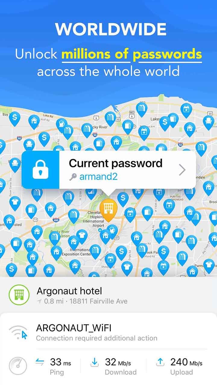 WiFi Passwords, Offline maps & VPN. WiFi Map®<span>(Pro Unlocked)</span> screenshot image 6_Popularmodapk.com