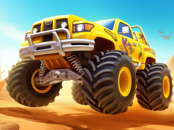 Racing Xtreme Monster Truck 3D screenshot image 1_Popularmodapk.com