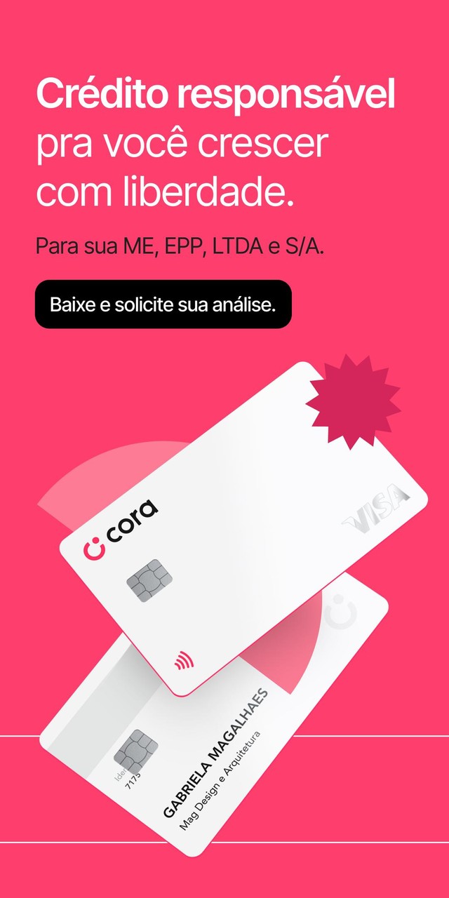 Cora - Conta Digital PJ screenshot image 10_Popularmodapk.com