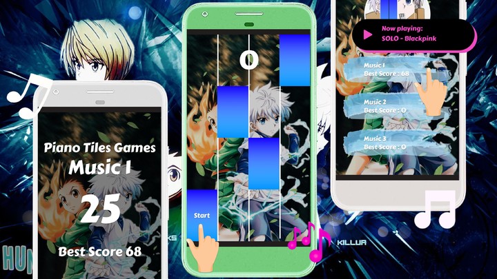 Piano Killua Hunter X Hunter screenshot image 3_Popularmodapk.com