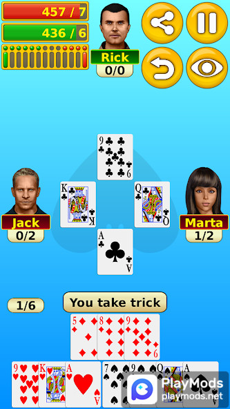 Spades<span>(No Ads)</span> screenshot image 2_Popularmodapk.com