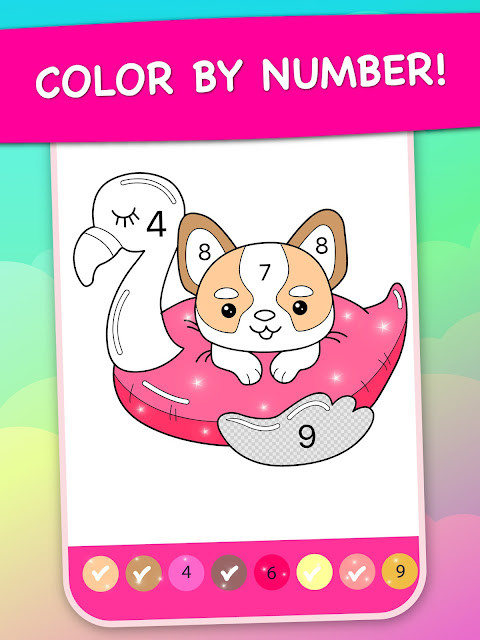 Magic Coloring Book By Numbers screenshot image 1_Popularmodapk.com