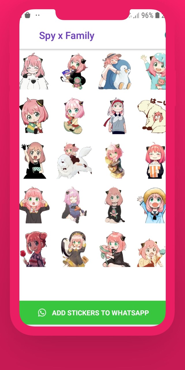 Spy x Family Stickers screenshot image 22_Popularmodapk.com