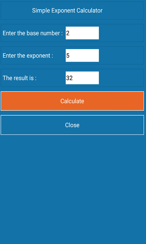 Basit Üslü Sayı Hesaplayıcı screenshot image 1_Popularmodapk.com