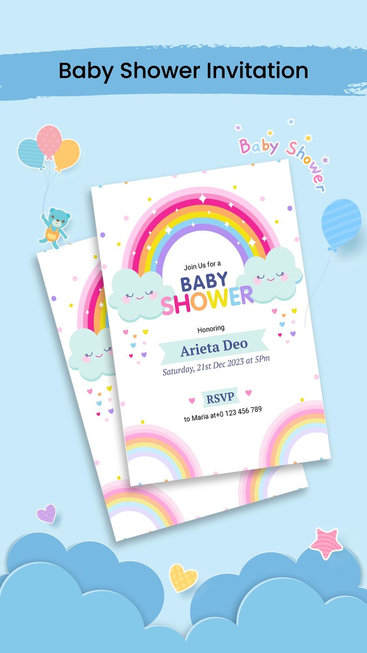 Invitation Maker, Card Maker screenshot image 6_Popularmodapk.com