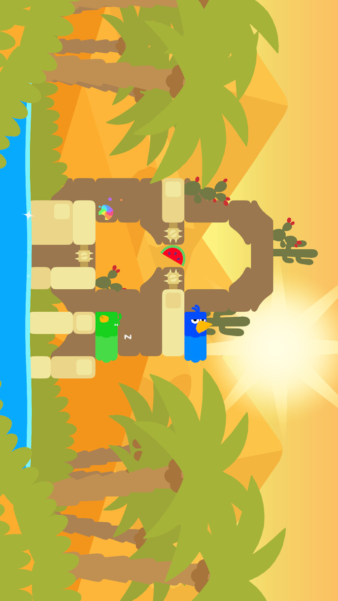 Snakebird Primer(This Game Can Experience The Full Content) screenshot image 4_Popularmodapk.com