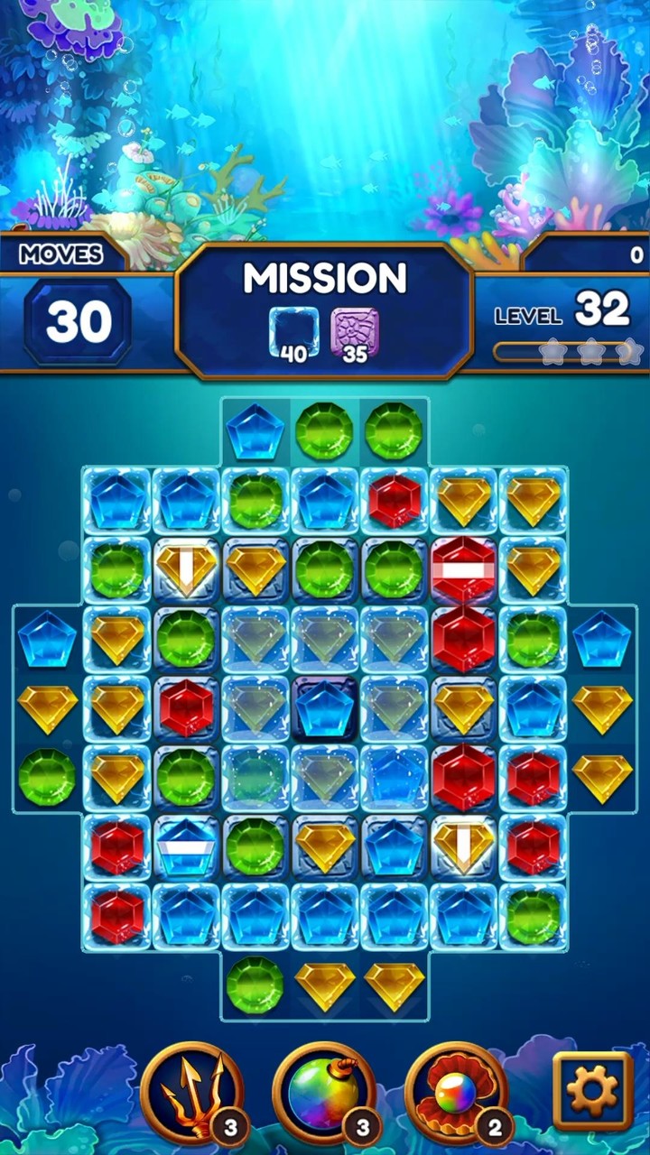 Under the Deep Sea: Match 3 screenshot image 4_Popularmodapk.com
