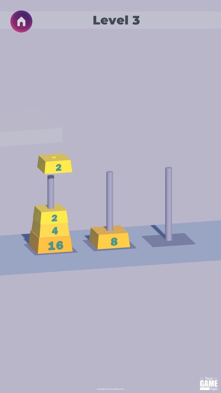 Hanoi 2048 screenshot image 1_Popularmodapk.com