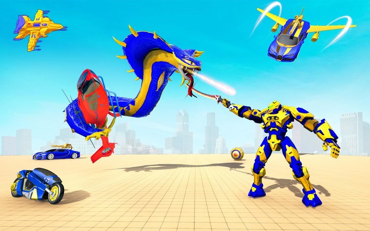 Snake Robot Car Transform Game screenshot image 21_Popularmodapk.com