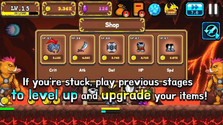 Tap Knight : Dragon's Attack screenshot image 4_Popularmodapk.com