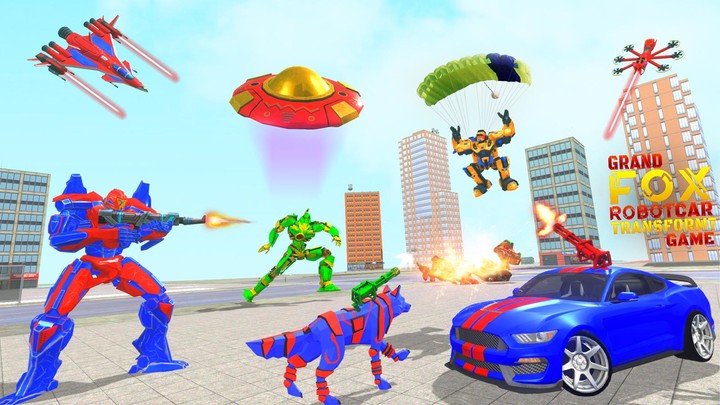 Grand Fox Robot Car Battle screenshot image 3_Popularmodapk.com