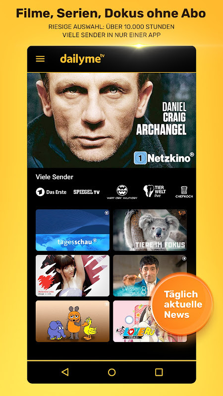dailyme TV, Serien, Filme & Fernsehen TV Mediathek screenshot image 13_Popularmodapk.com