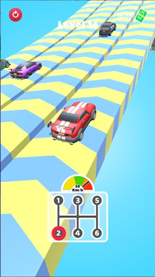 Car Gear Race 3D Game screenshot image 1_Popularmodapk.com
