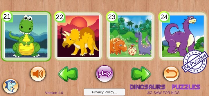 Dinosaur Puzzles & Jurassic Ji screenshot image 2_Popularmodapk.com