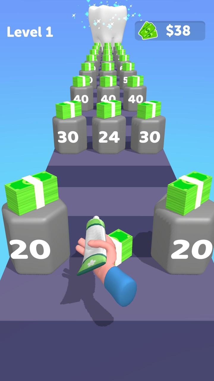 Teeth Run! screenshot image 2_Popularmodapk.com