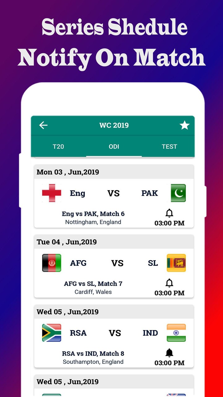 Cricinfo - Live Cricket Scores screenshot image 7_Popularmodapk.com