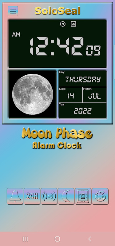 Moon Phase Alarm Clock screenshot image 11_Popularmodapk.com