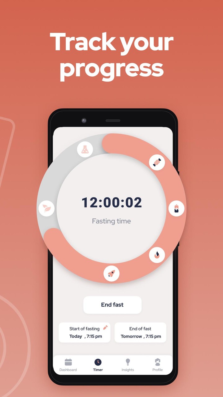 FastEasy: Fasting Tracker screenshot image 5_Popularmodapk.com
