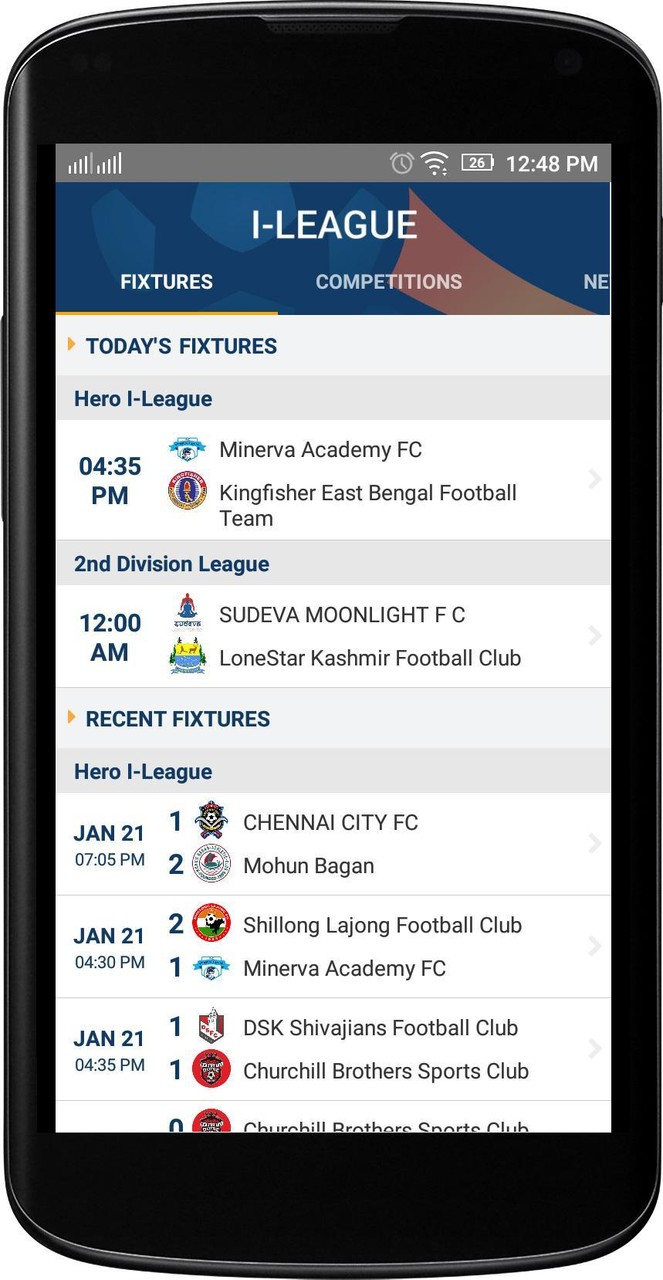 I-League Official screenshot image 1_Popularmodapk.com