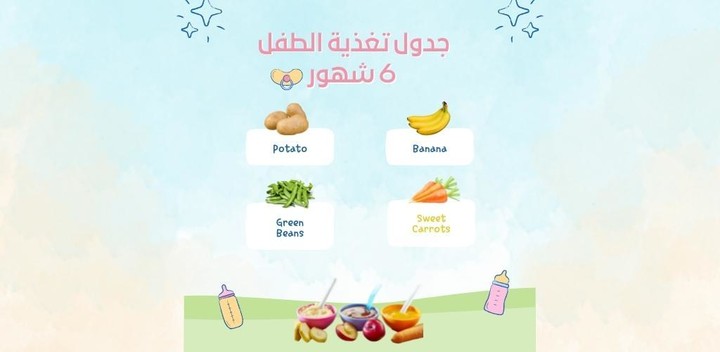 جدول تغذية الطفل 6 شهور screenshot image 3_Popularmodapk.com