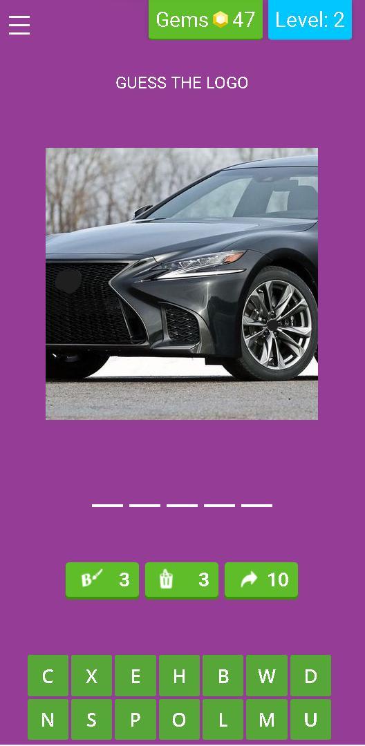 Guess The Car Logo screenshot image 2_Popularmodapk.com