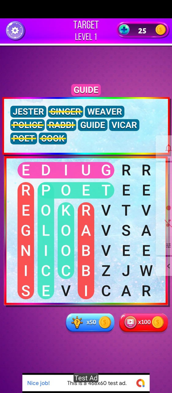Hidden Word Search Puzzle screenshot image 7_Popularmodapk.com