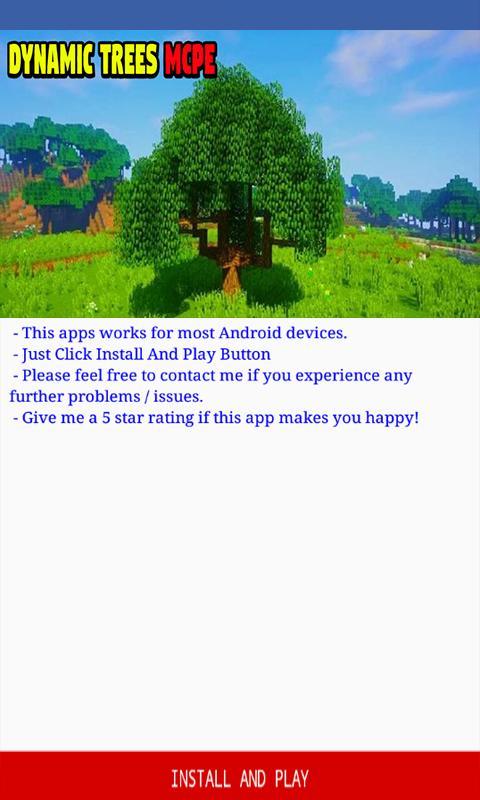 Dynamic Tree for Minecraft PE screenshot image 8_Popularmodapk.com