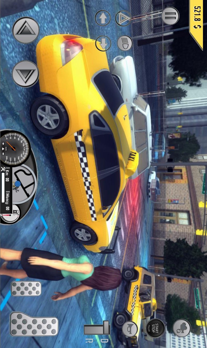 Taxi driver simulator(Large gold coins) screenshot image 19_Popularmodapk.com