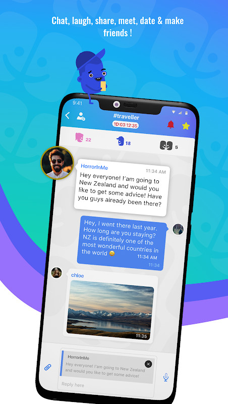 Roomco: chat rooms, date, fun screenshot image 27_Popularmodapk.com