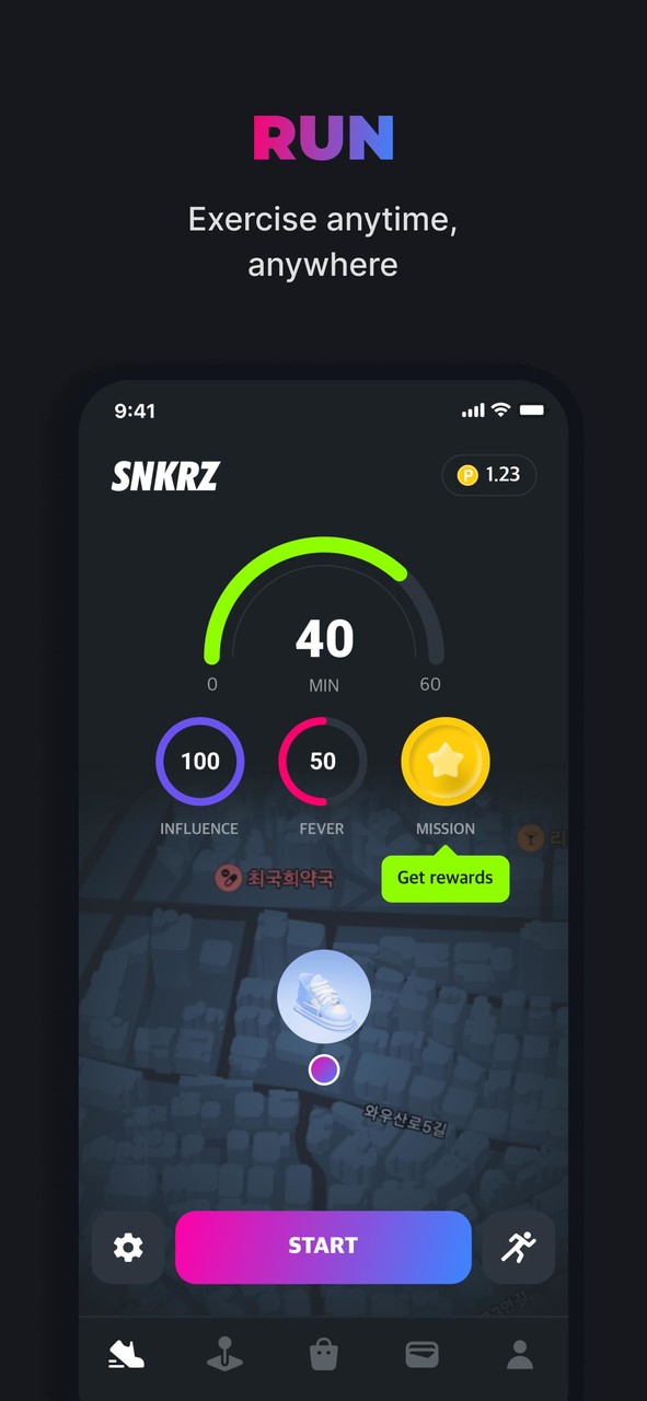 SNKRZ - A fitness rewards app screenshot image 3_Popularmodapk.com