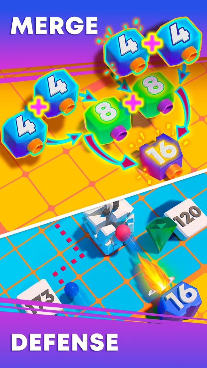 Merge Defense Adventures screenshot image 3_Popularmodapk.com