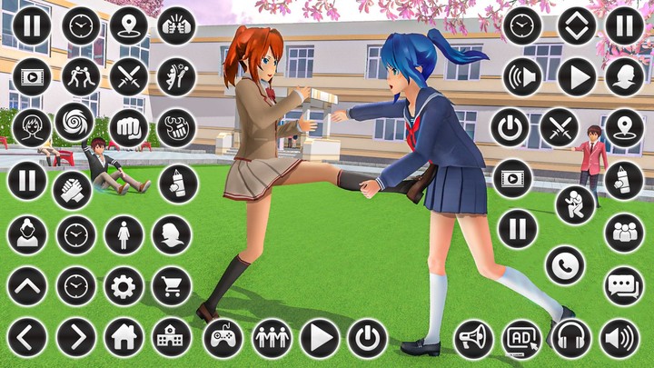 Anime High School : Dating Sim screenshot image 4_Popularmodapk.com