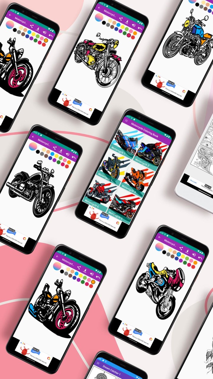 Motorcycle Coloring Book screenshot image 27_Popularmodapk.com