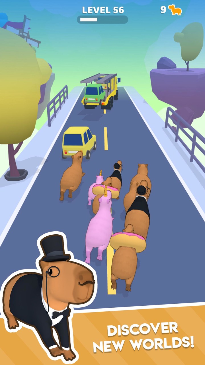 Capybara Rush screenshot image 4_Popularmodapk.com