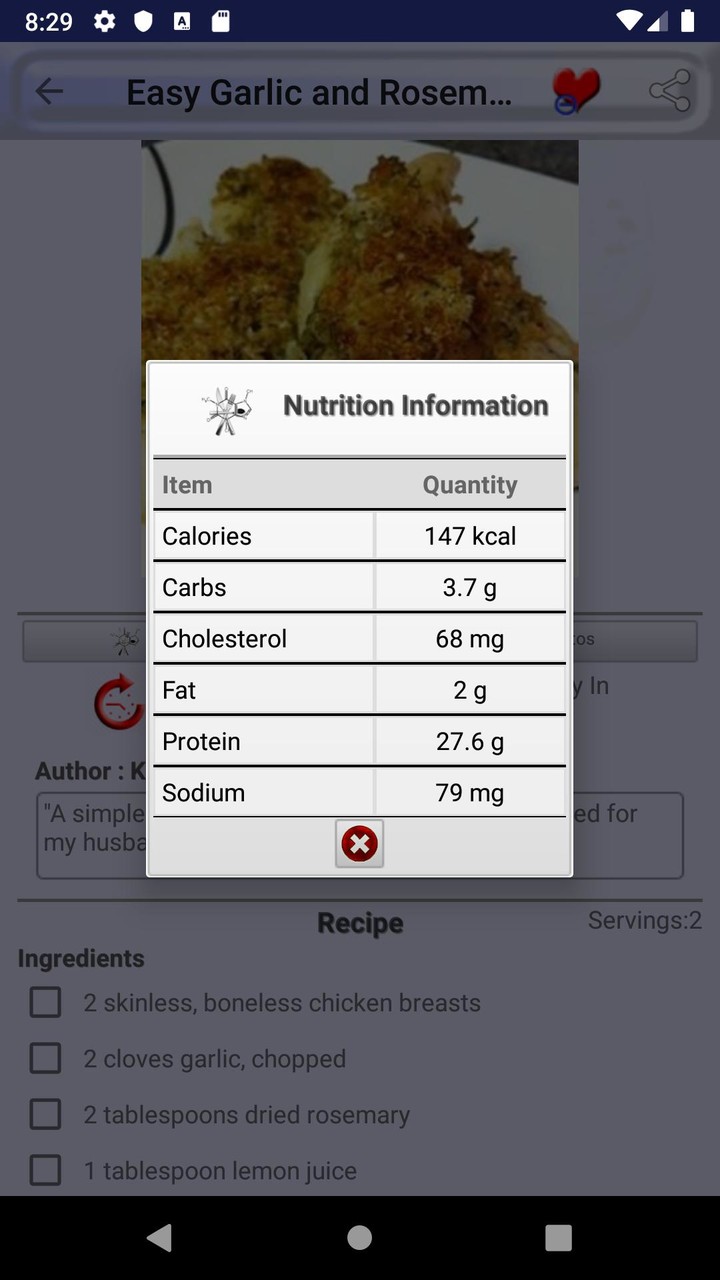 Heart Healthy Recipes screenshot image 6_Popularmodapk.com