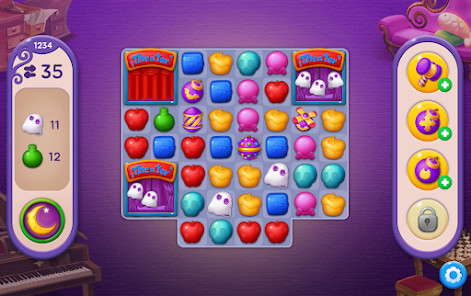 Witch & Cats - Match 3 Puzzle<span>(Unlimited Currency)</span> screenshot image 4_Popularmodapk.com