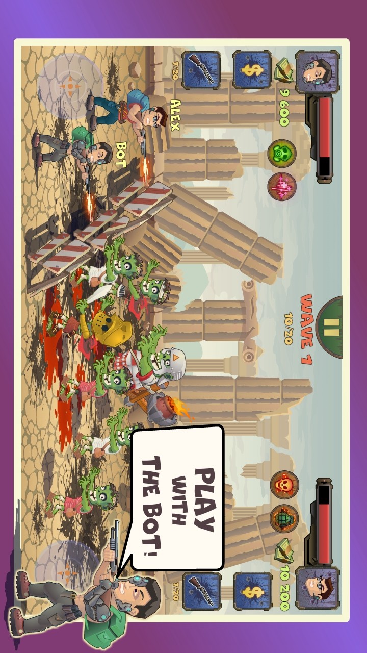 Two guys & Zombies 2(Large enty of Diamonds) screenshot image 9_Popularmodapk.com