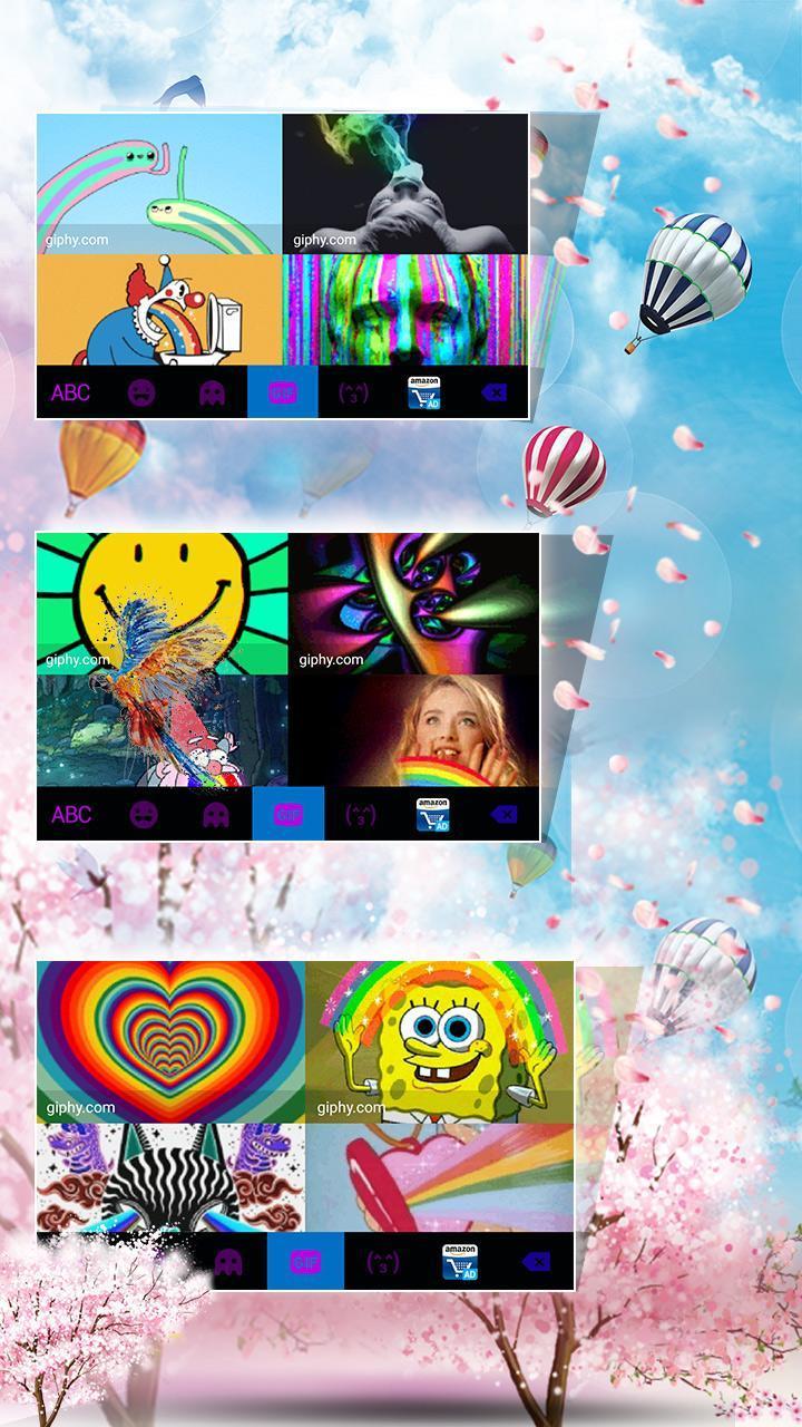 Pink Love Sakura Keyboard Theme screenshot image 4_Popularmodapk.com