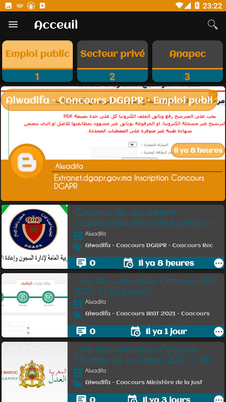 Emploi 24 - maroc screenshot image 2_Popularmodapk.com