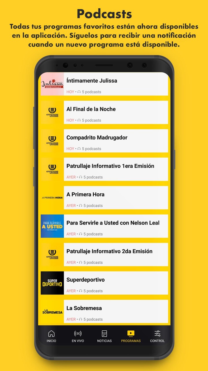 Emisoras Unidas screenshot image 6_Popularmodapk.com