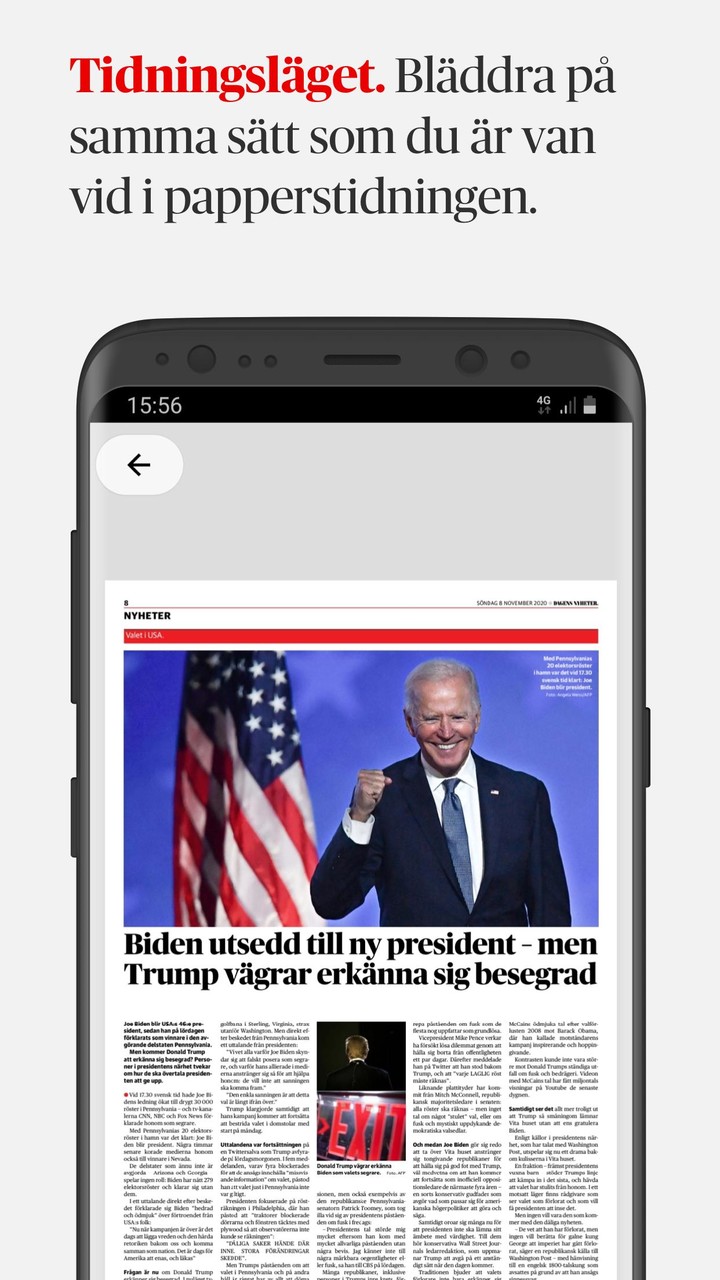 e-DN - den digitala tidningen från Dagens Nyheter screenshot image 8_Popularmodapk.com