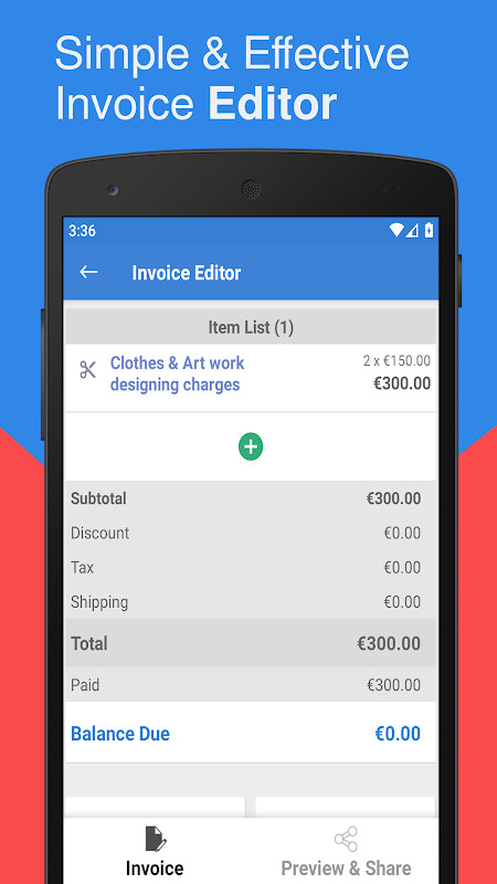 InvoiceTemple: Invoice billing screenshot image 4_Popularmodapk.com
