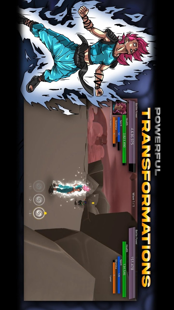 Burst To Power - Anime fighting action RPG(Unlimited Blue upgrade point) screenshot image 1_Popularmodapk.com