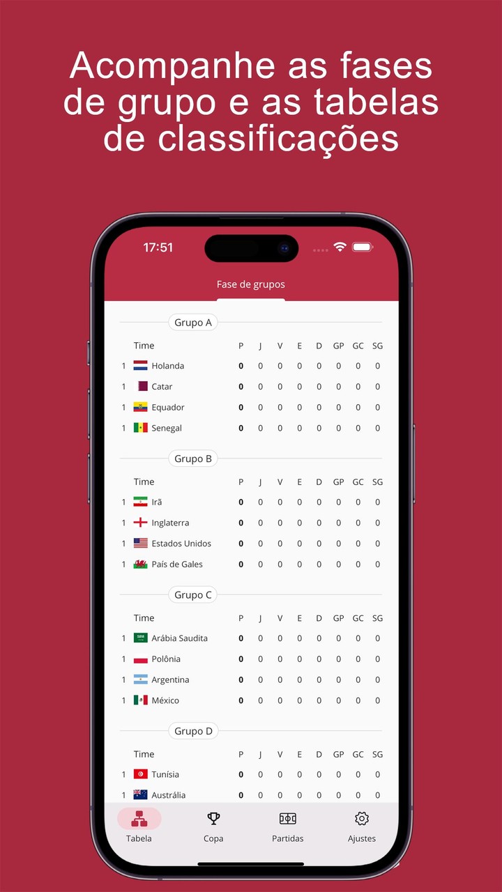 Futebol - Copa do Mundo 2022 screenshot image 2_Popularmodapk.com