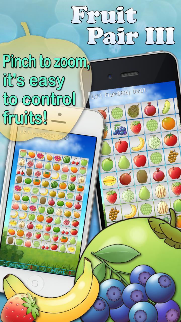 Fruit Pair 3 - Matching Game screenshot image 1_Popularmodapk.com