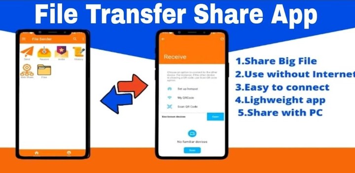 X Sender Share & File Transfer screenshot image 1_Popularmodapk.com