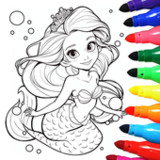Mermaid Coloring:Mermaid games2.2401_Popularmodapk.com